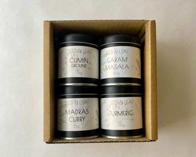 Indian Collection of 4 Spices &amp; Herbs