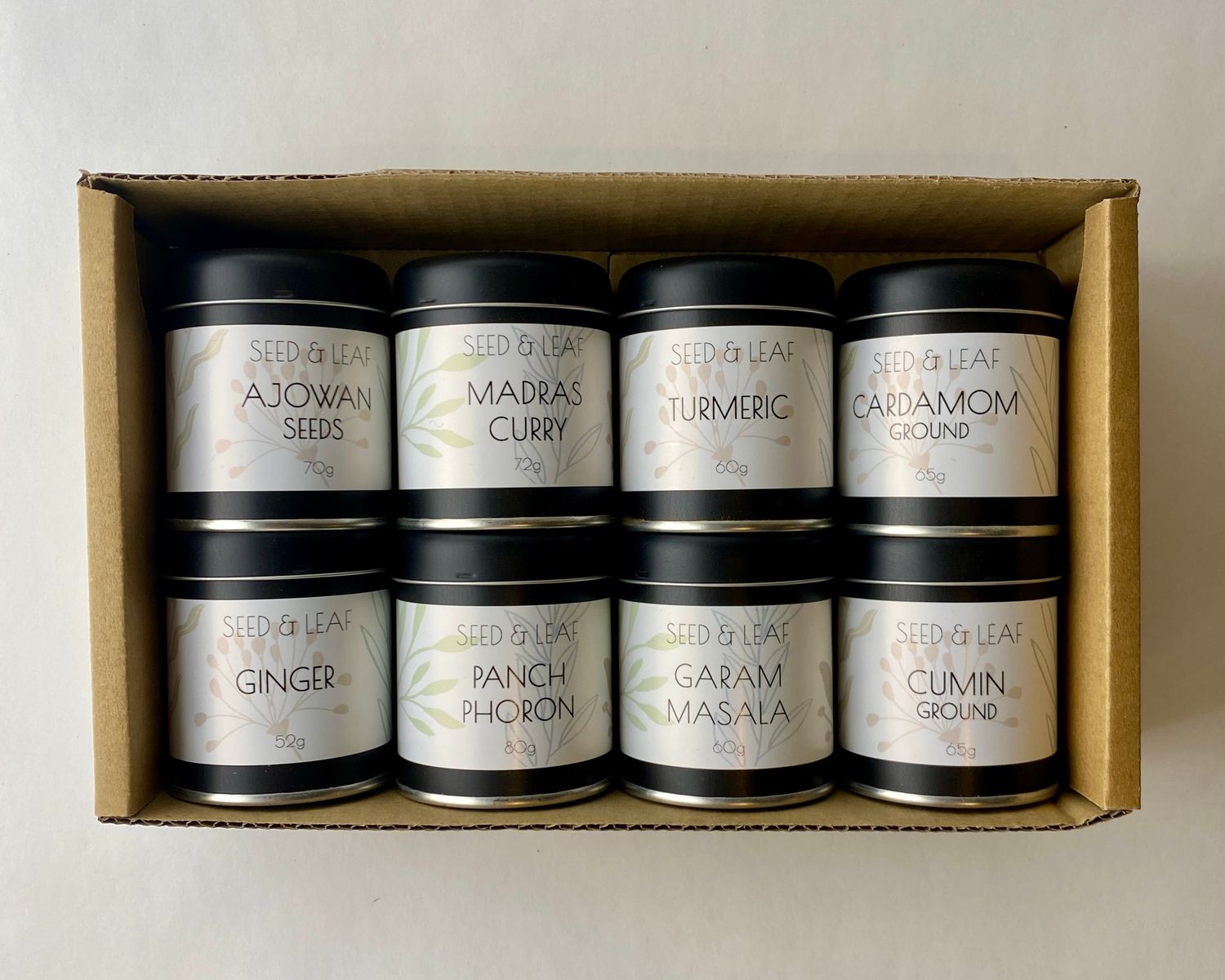Indian Collection of 8 Spices &amp; Herbs