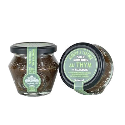 Black Olive Tapenade with Thyme &amp; Balsamic