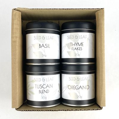 Italian Collection of 4 Herbs &amp; Spices