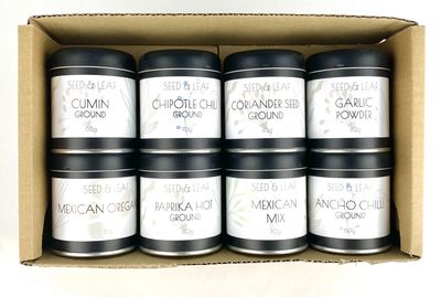 Mexican Collection of 8 Fine Herbs &amp; Spices
