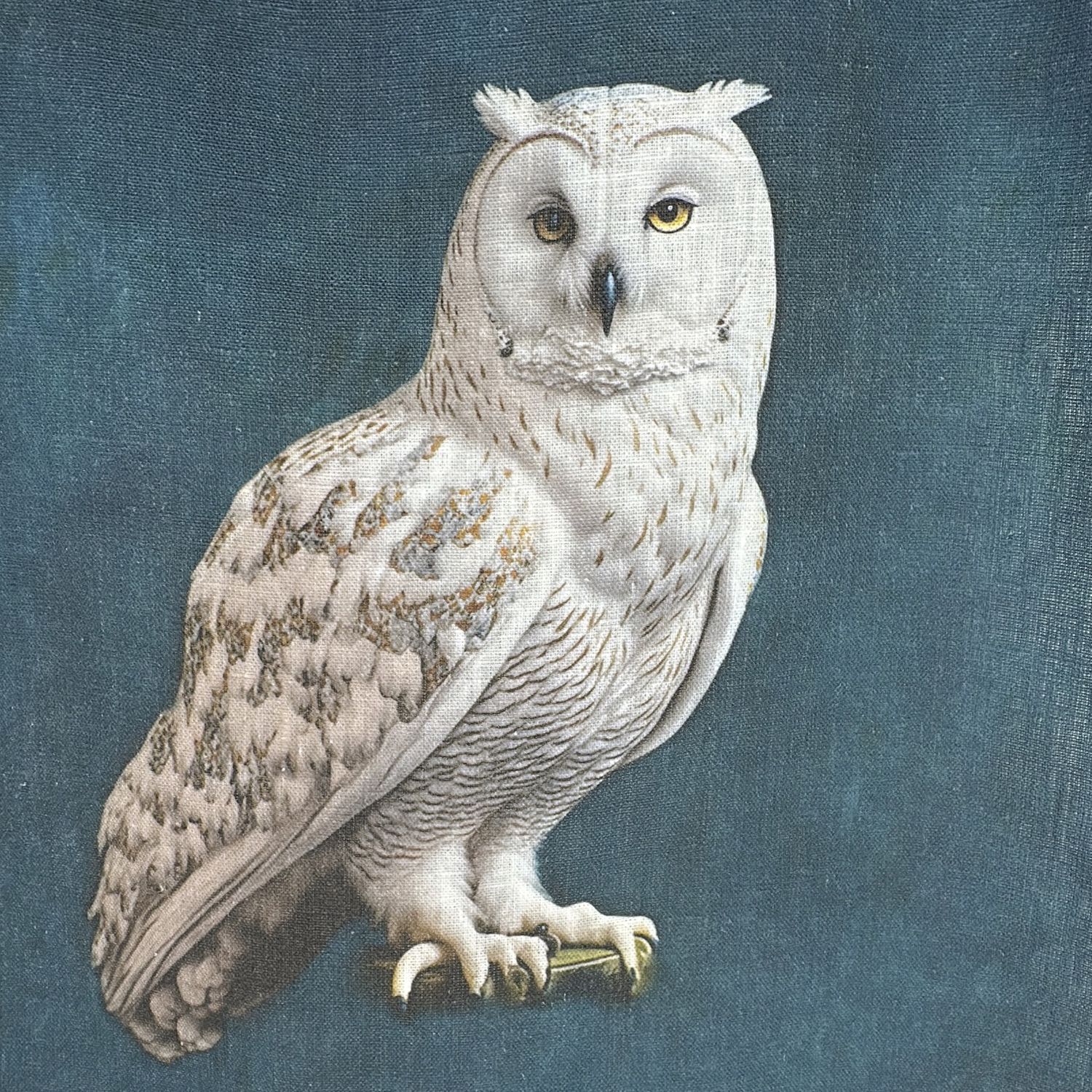 Linen Owl Napkin Set of 4