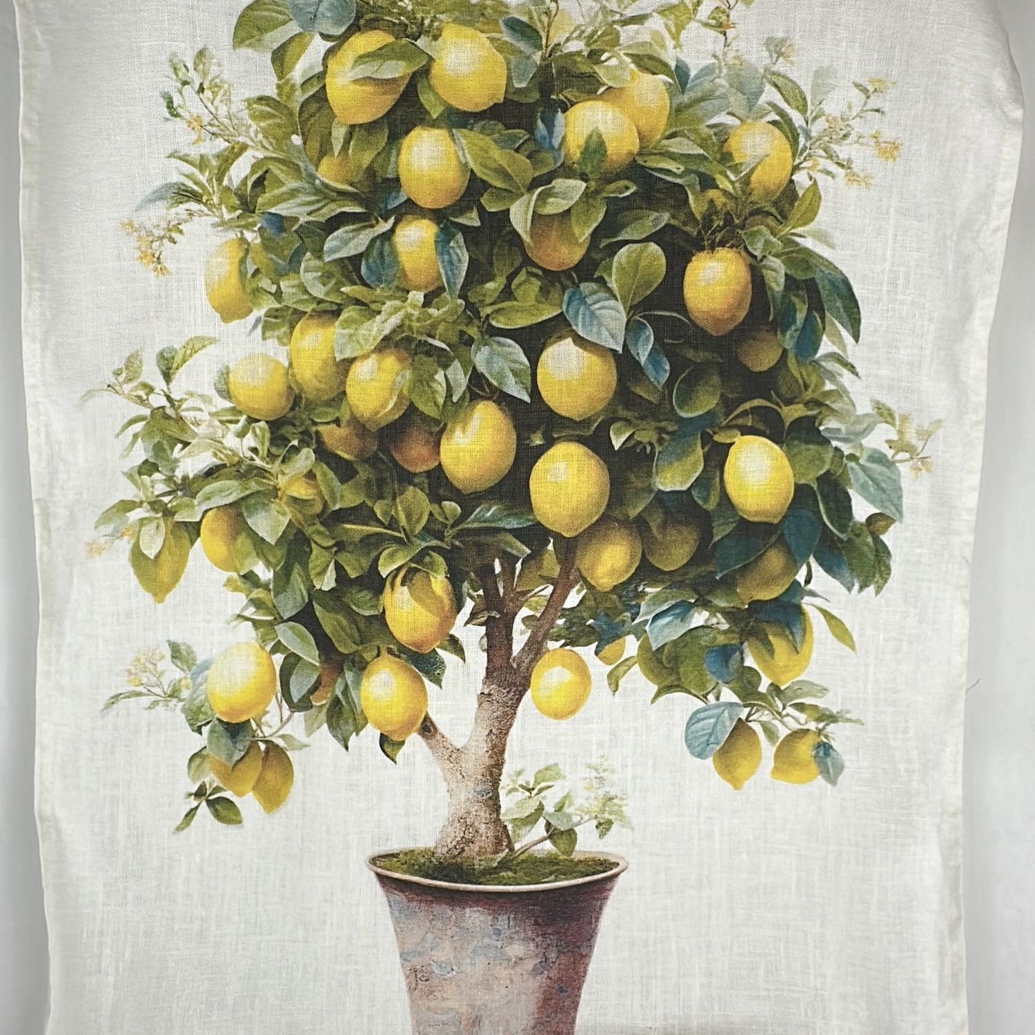 Lemon Tree Tea Towel Linen