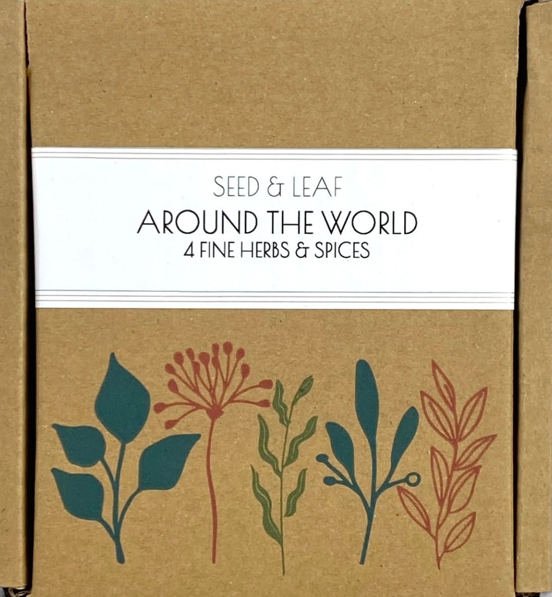 Around The World Collection of 4 Spices &amp; Herbs
