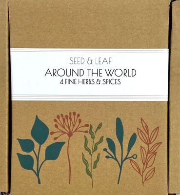 Around The World Collection of 4 Spices &amp; Herbs