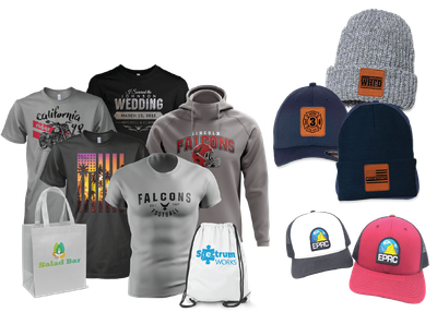 Custom Clothing, Hats, &amp; Bags