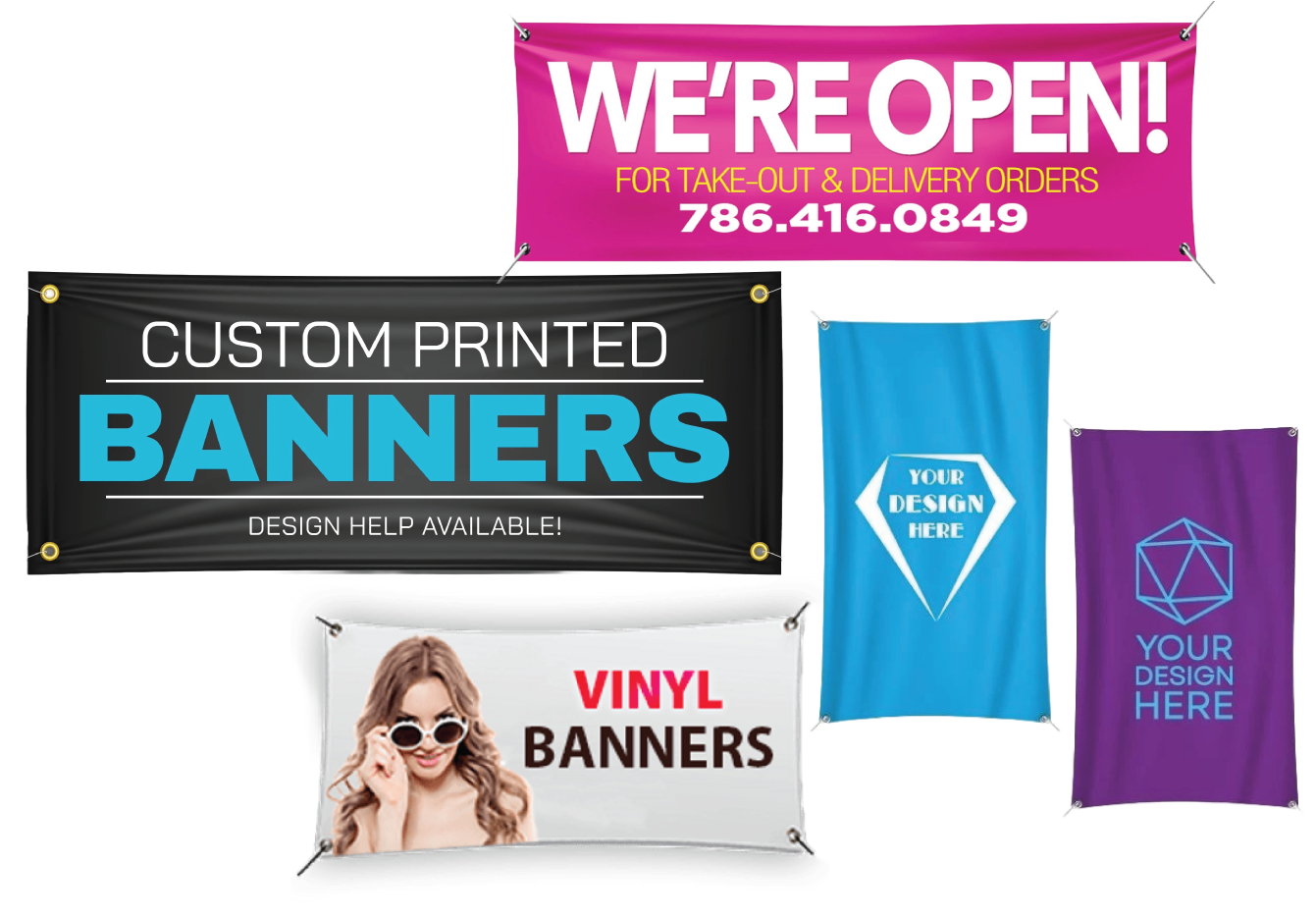 Standard Vinyl Banner w. Gromets