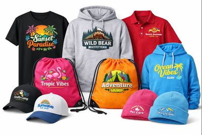 Custom Apparel, Hats, &amp; Bags