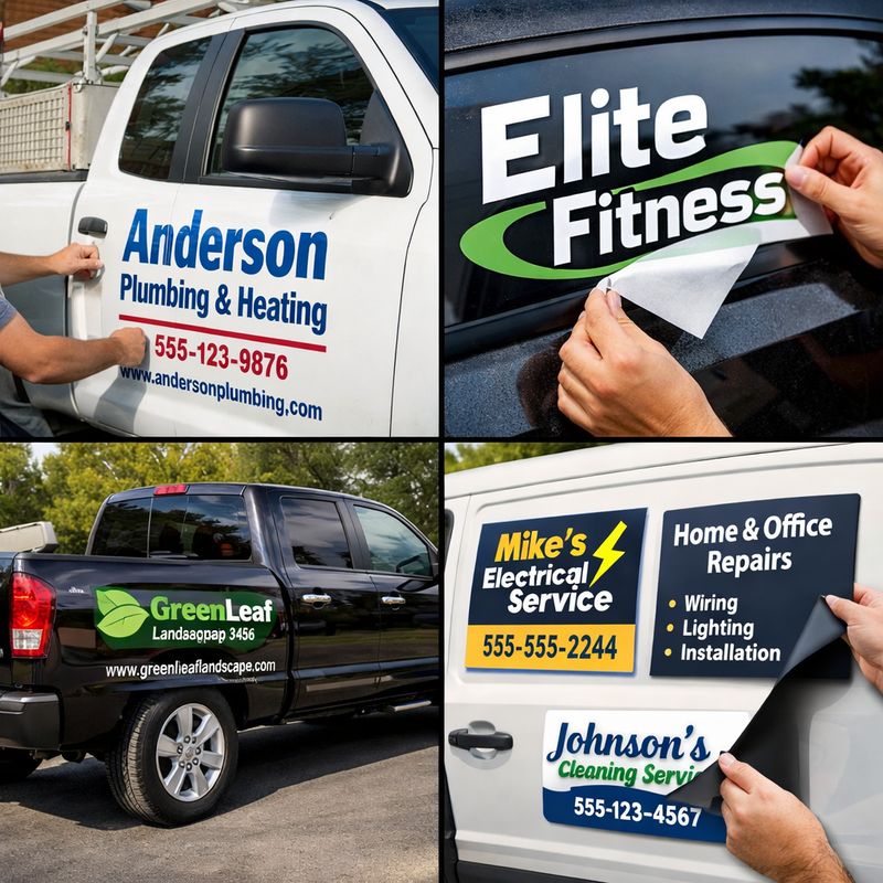 Vehicle Magnets, Lettering &amp; Decals