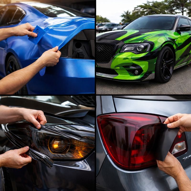 Vehicle Wraps &amp; Head/Tail light Tinting