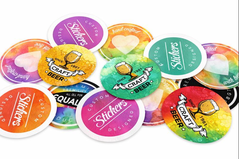 Circle Vinyl Stickers