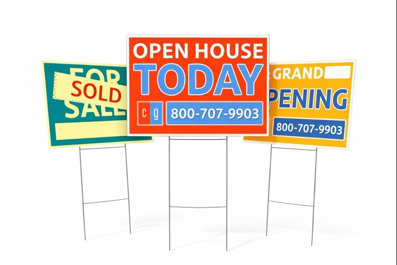 Yard Signs - Single Sided