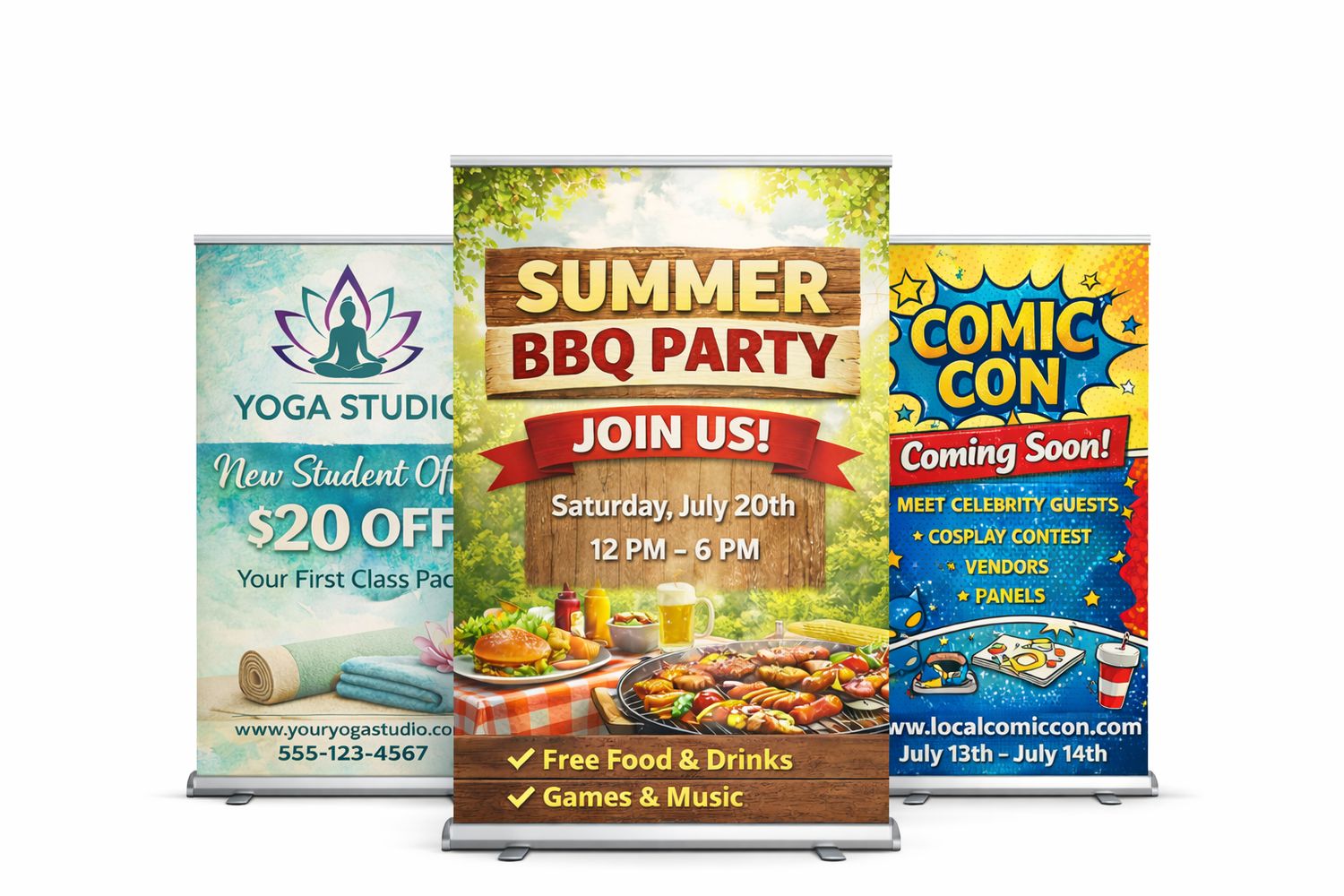 Medium Retractable Banner