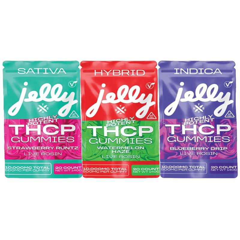 Jelly THCP 5 pk  2500mg Gummies