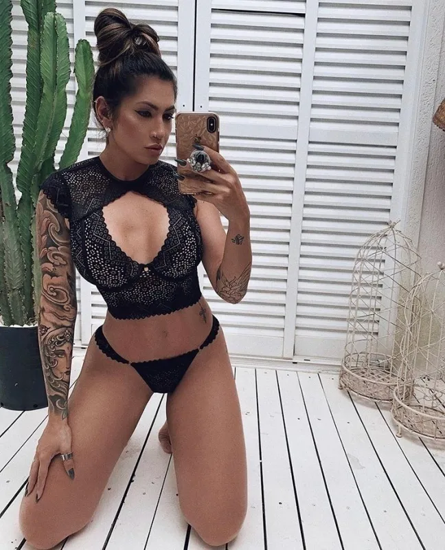 Luana Black Lingerie