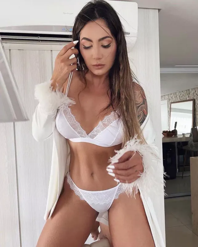 Mariah White Lingerie