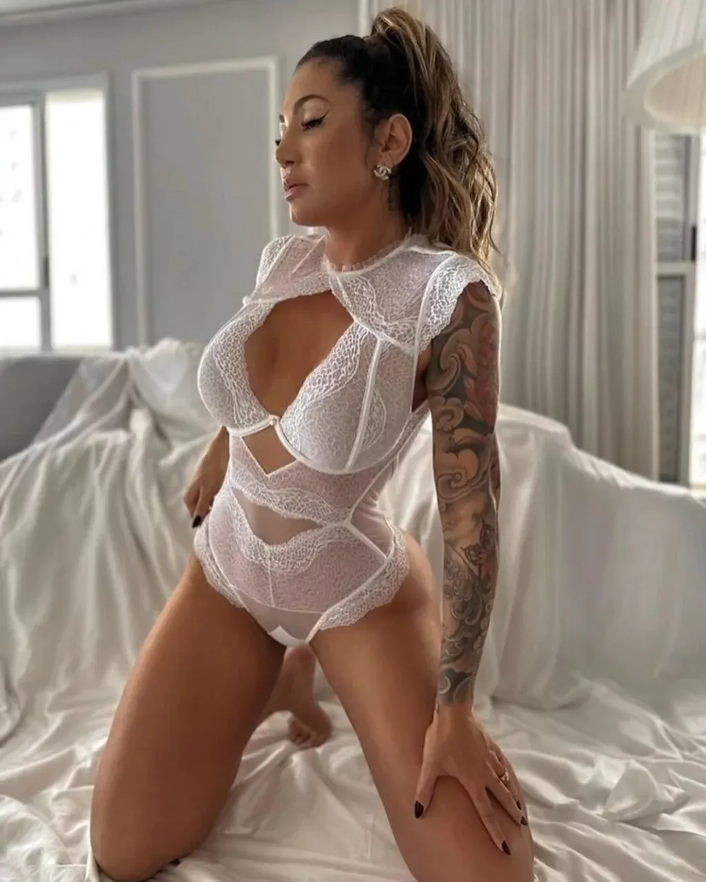 Prada White Bodysuit