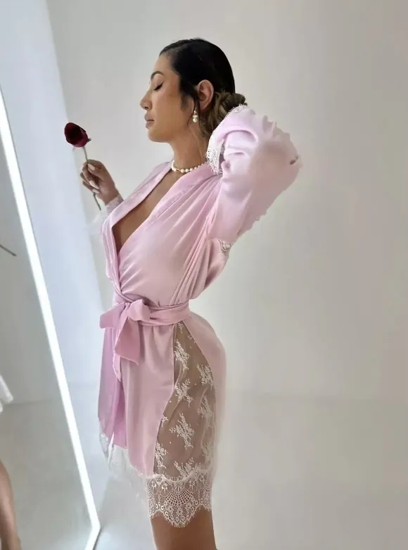 Poem Pink Robe