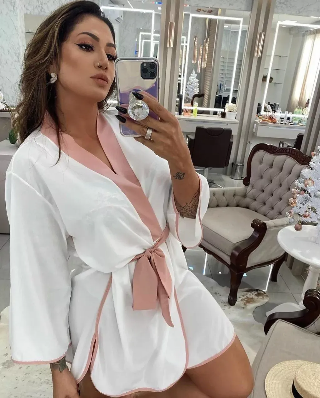 Donna Pink Robe