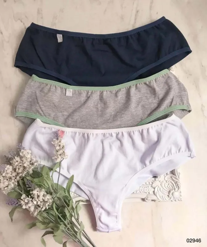 High-Waist Cotton Brief