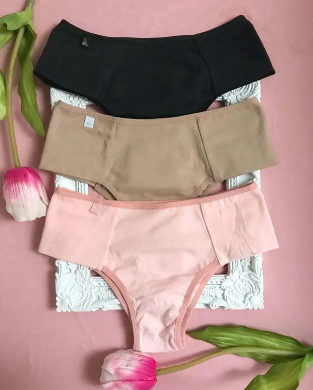Double Waist Cotton Brief