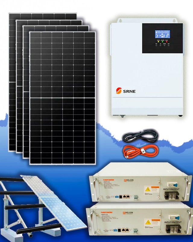 Kit Solar  Off-Grid 500KWH Mes