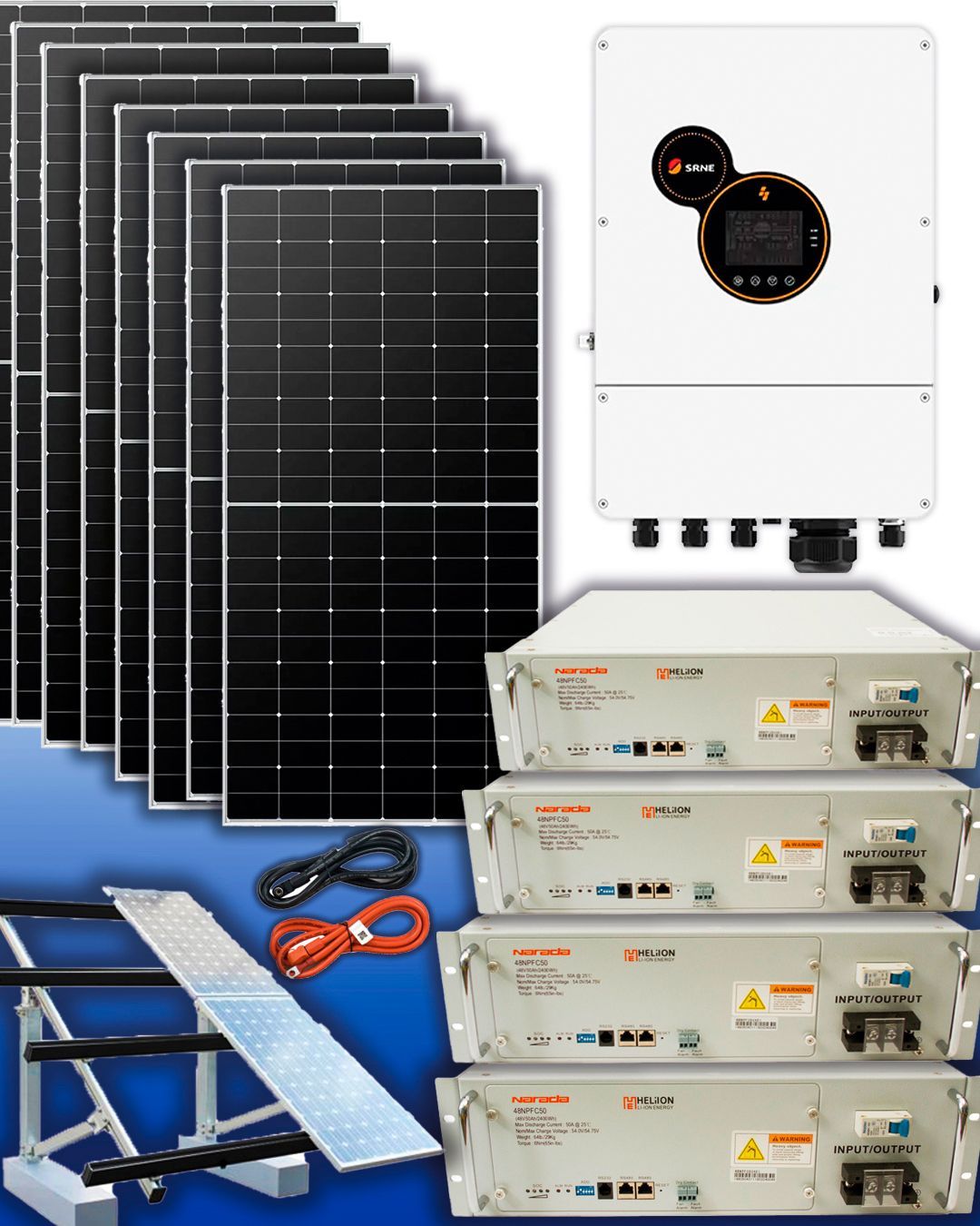 Kit solar Off-Grid 820 KWH Mes