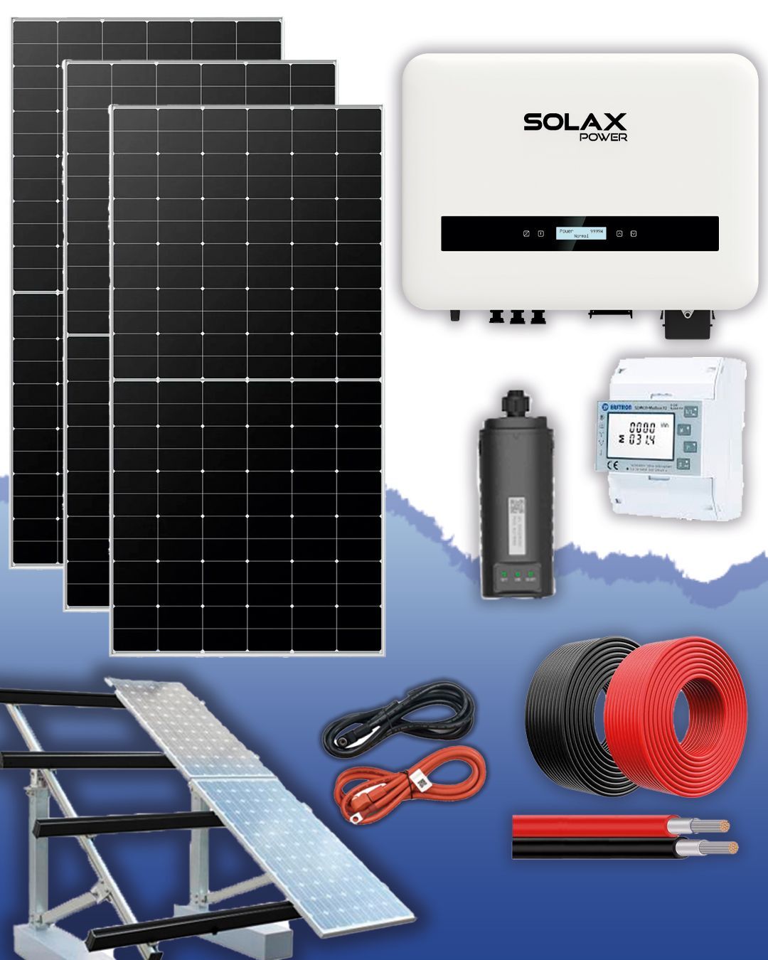 Kit Solar On-Grid 500 KWH Mes
