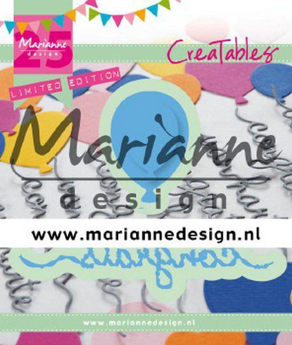 Marianne D creatables congrats &amp; balloon