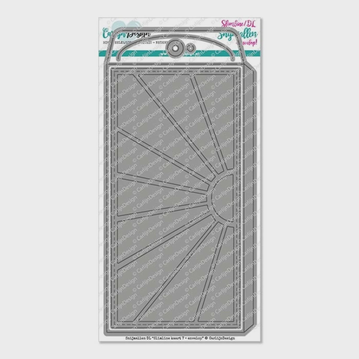 DL Slimline kaart 7 + envelop