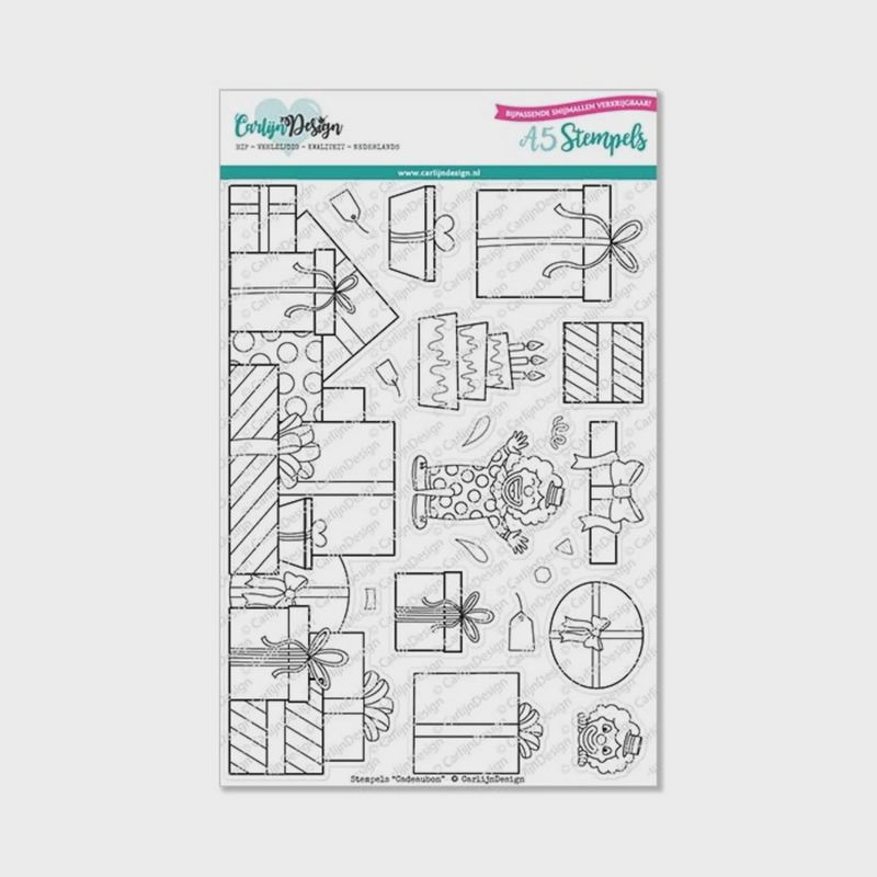Stempel Slimline Cadeaus
