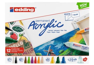 Acrylic Marker starter set Basic 12 ST