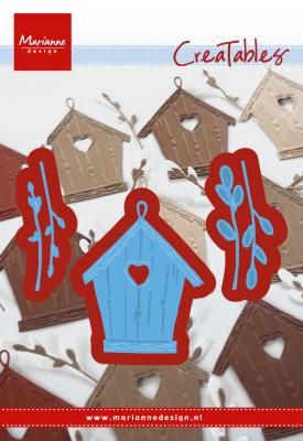 Marianne D creatable willow cats &amp; birdhouse