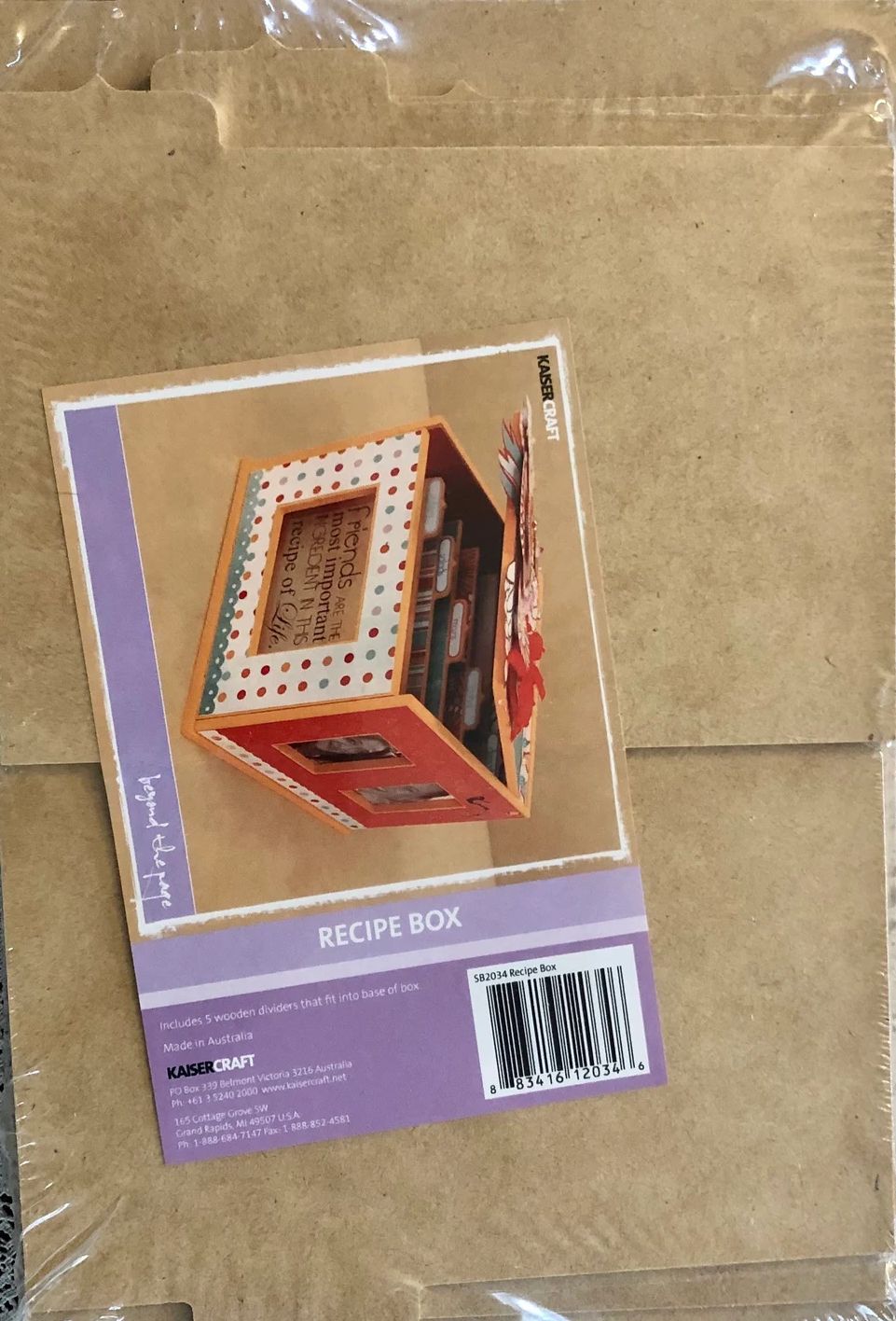 Recipe box