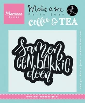 Marianne D stempel samen een bakkie doen Marianne D stempel samen een bakkie doen