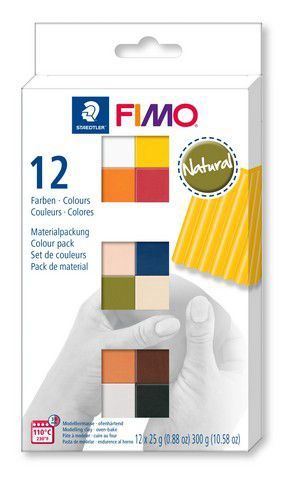 Fimo soft colour pack Natural 12st