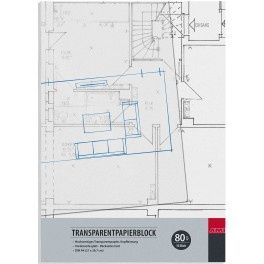Transparant papier blok  A4