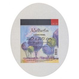 Schilderkarton ovaal - 13x18 cm
