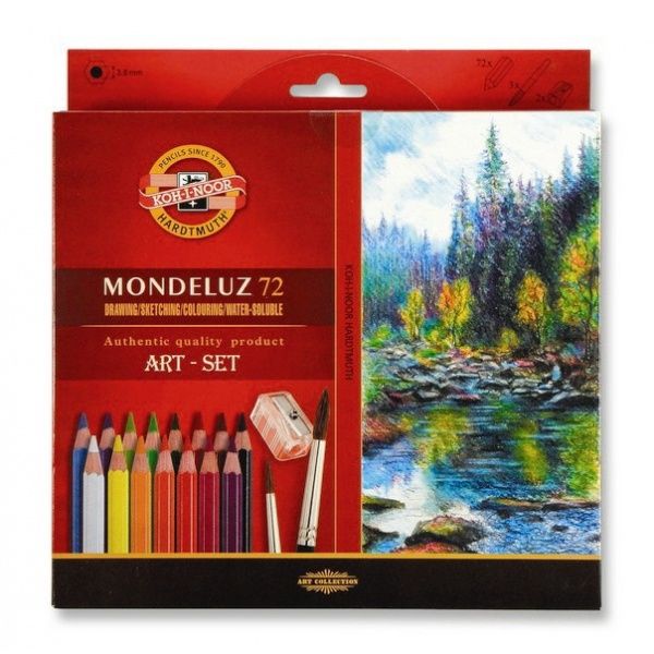 Koh i noor Aquarelpotloden Mondeluz set 72