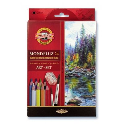 Koh i noor Aquarelpotloden Mondeluz set 24