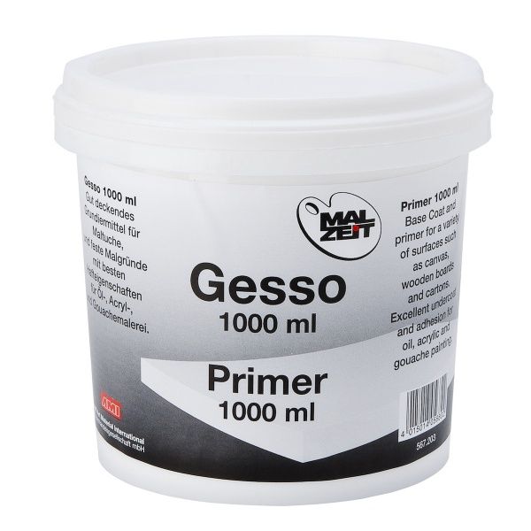 Gesso - wit 1 liter