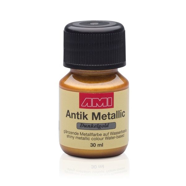 Antik metallic Donker goud
