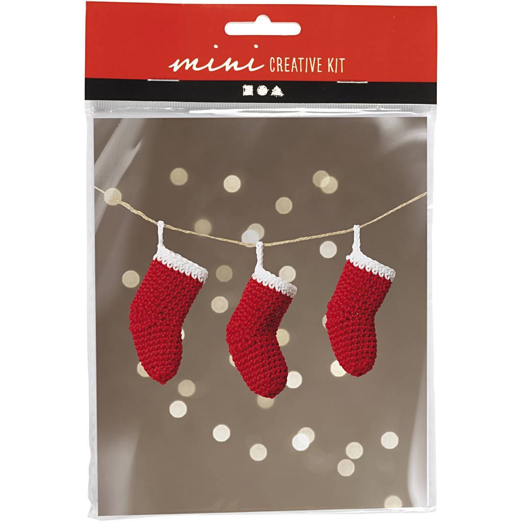 Mini hobby set Haken Kerstsok