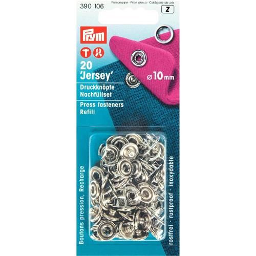 Prym Navulling naaivrije drukknopen 10mm Zilver