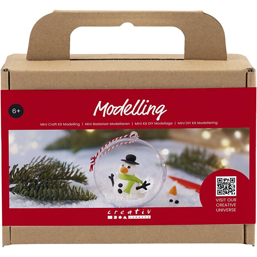 Mini hobby set Boetseren Sneeuwpop