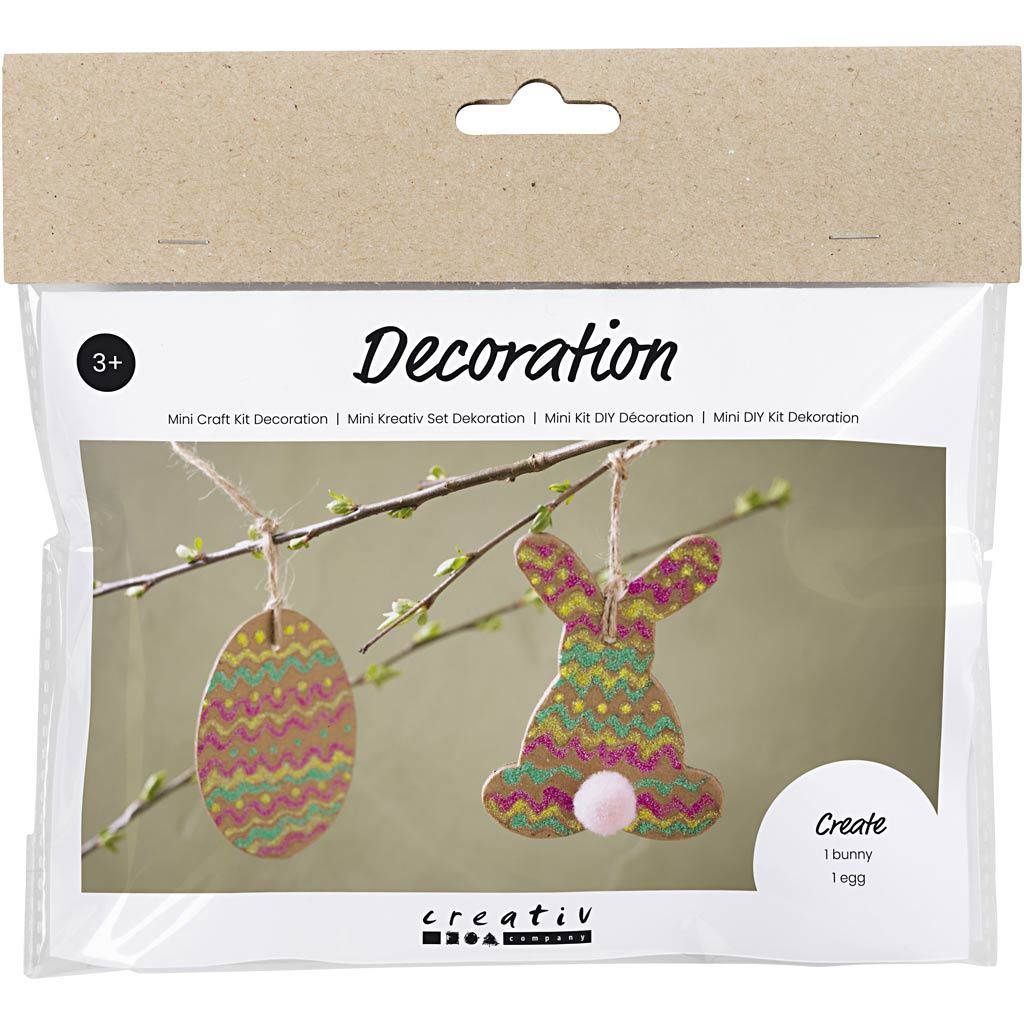 Mini hobbyset Paasdecoratie bruin