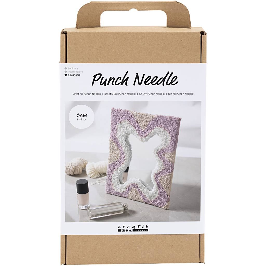 Hobbyset Punch Needle  pastelkleur