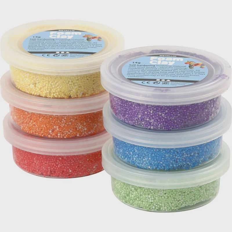 Foam Clay Metalic  sterke kleuren