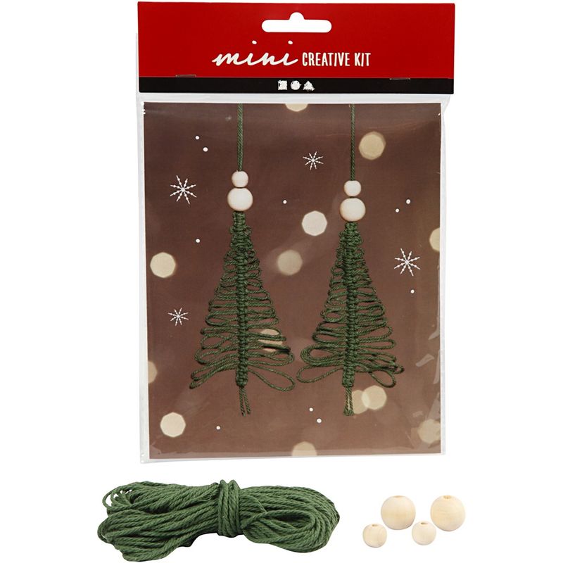 Mini hobby set Macrame kerstboom