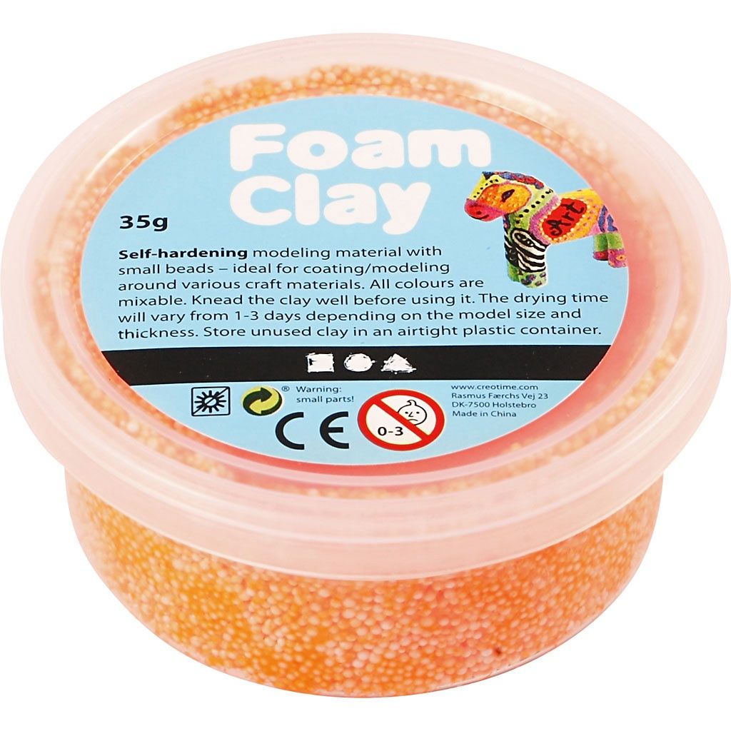 Foam Clay Neon oranje